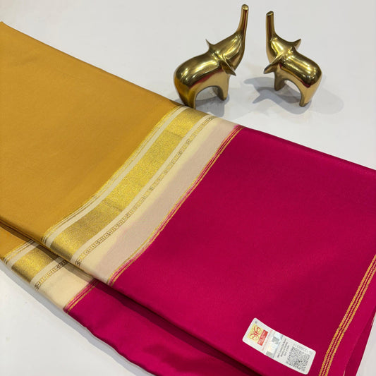 3D Mysore Silk Saree