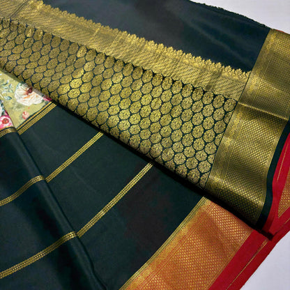 3D Mysore Silk Saree