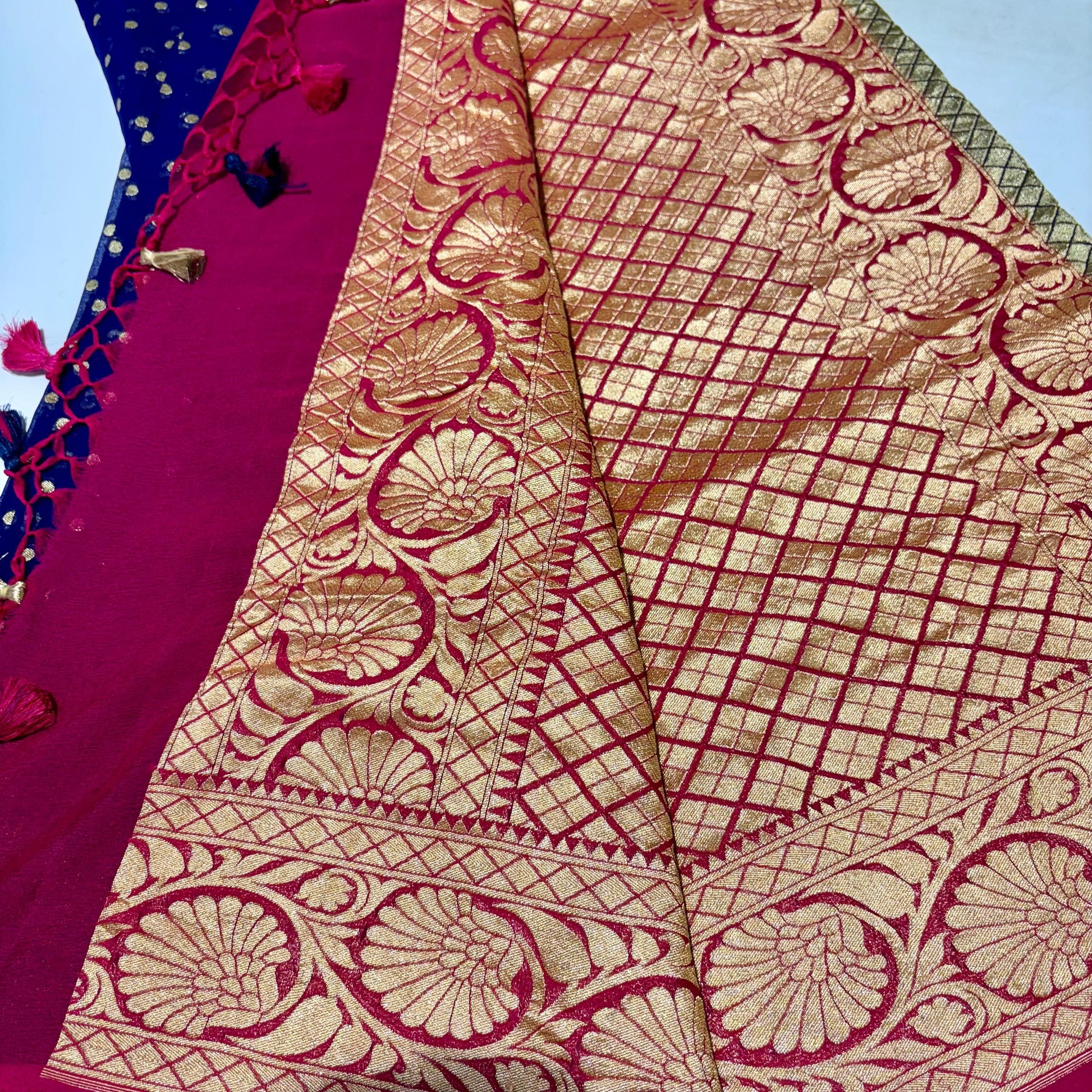 Pure Khadi Georgette Saree