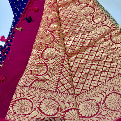 Pure Khadi Georgette Saree