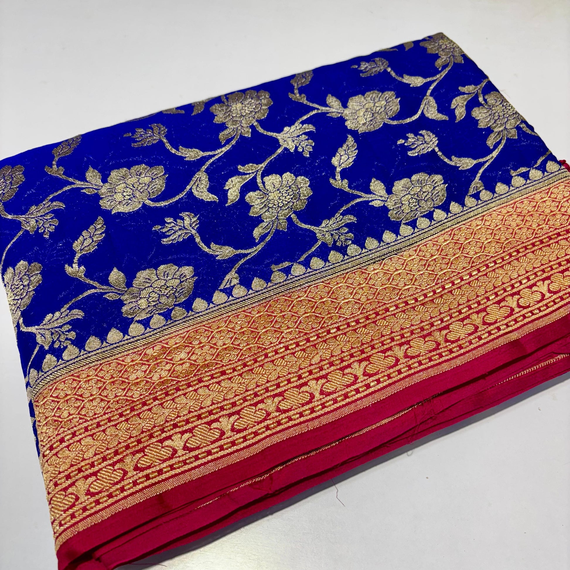 Pure Khadi Georgette Saree