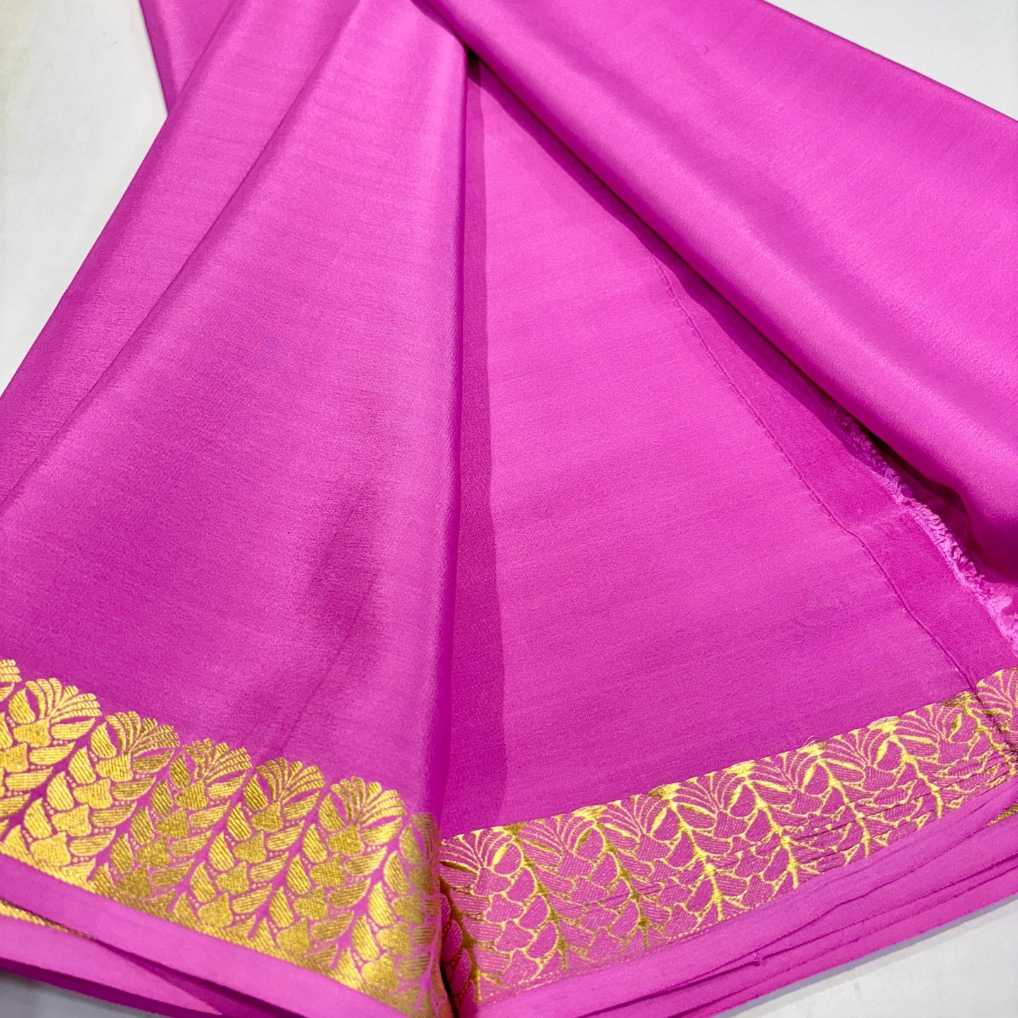 Pure Mysore Silk Saree | 120 grams | Tene Border