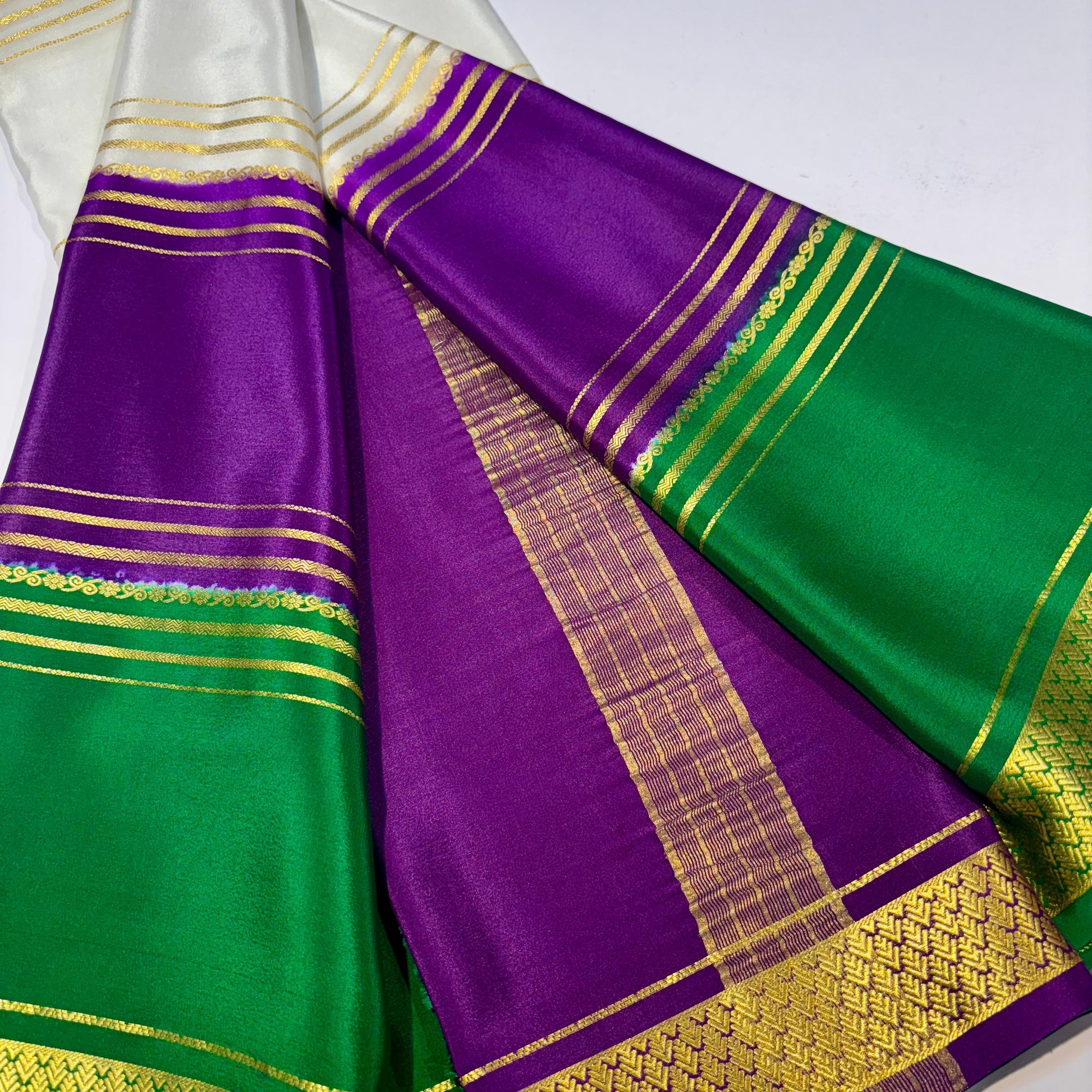 3D Mysore Silk Saree