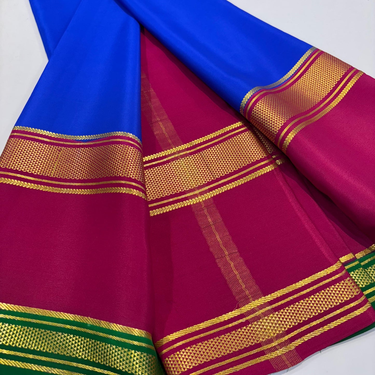 3D Mysore Silk Saree