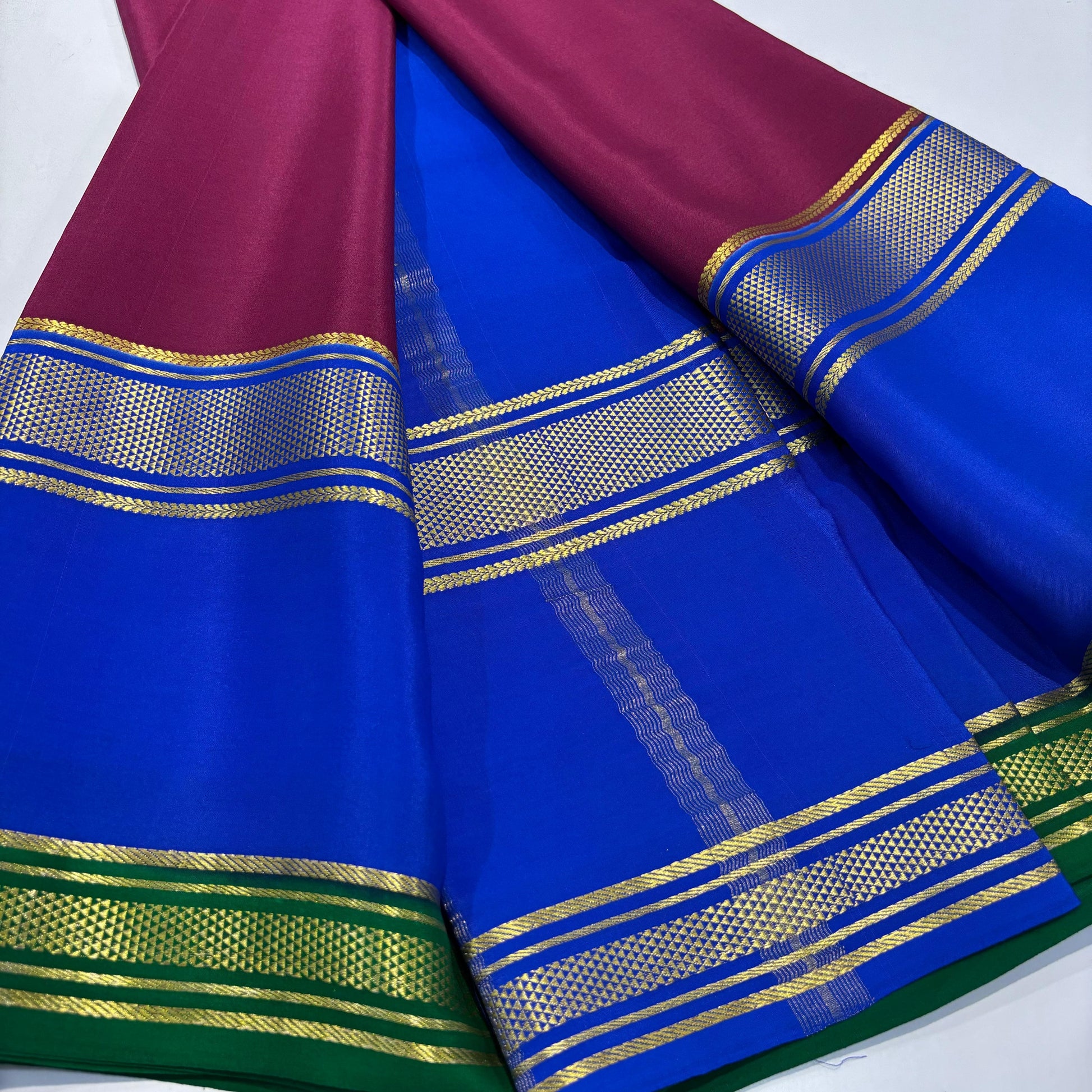 3D Mysore Silk Saree