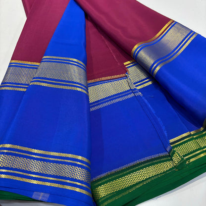 3D Mysore Silk Saree