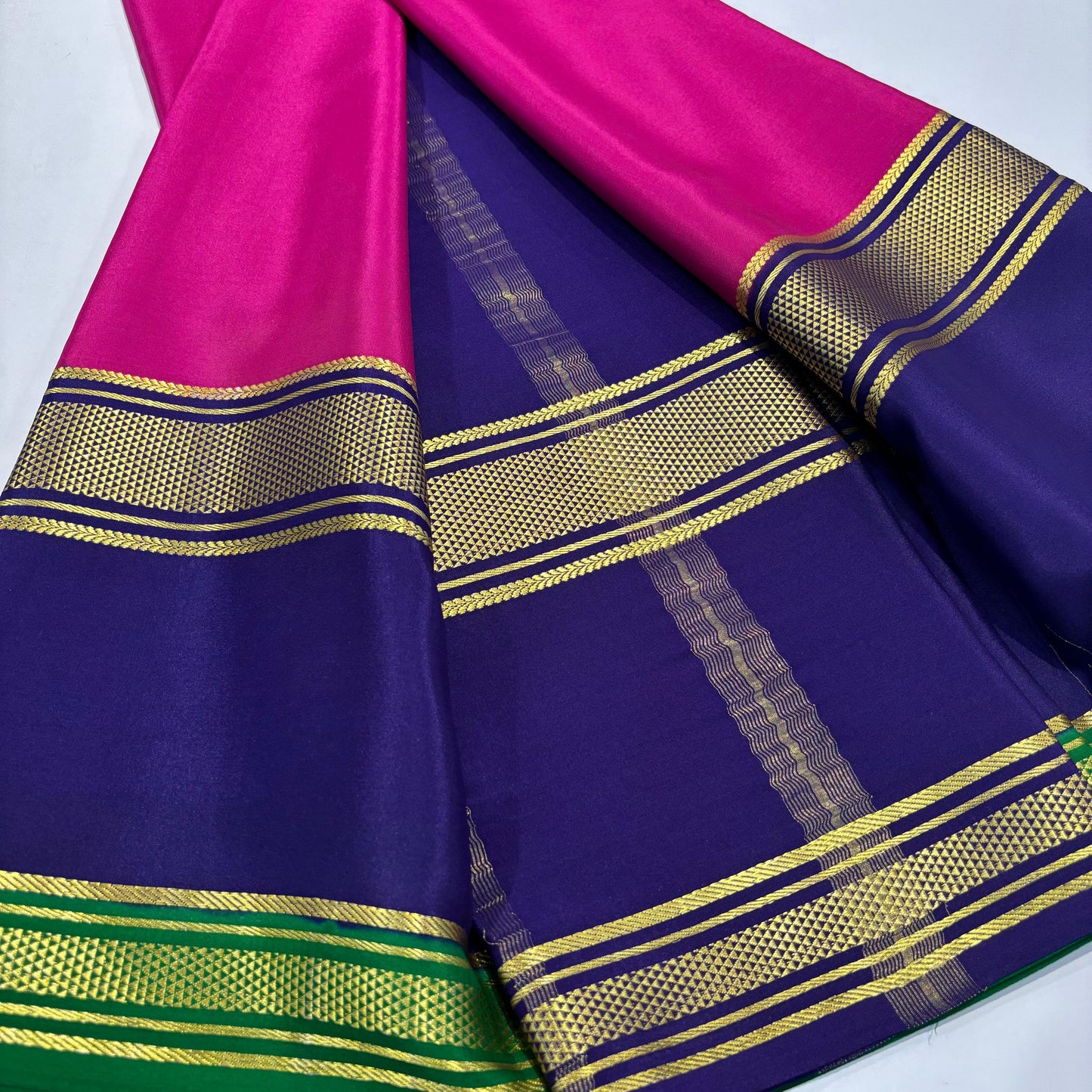 3D Mysore Silk Saree