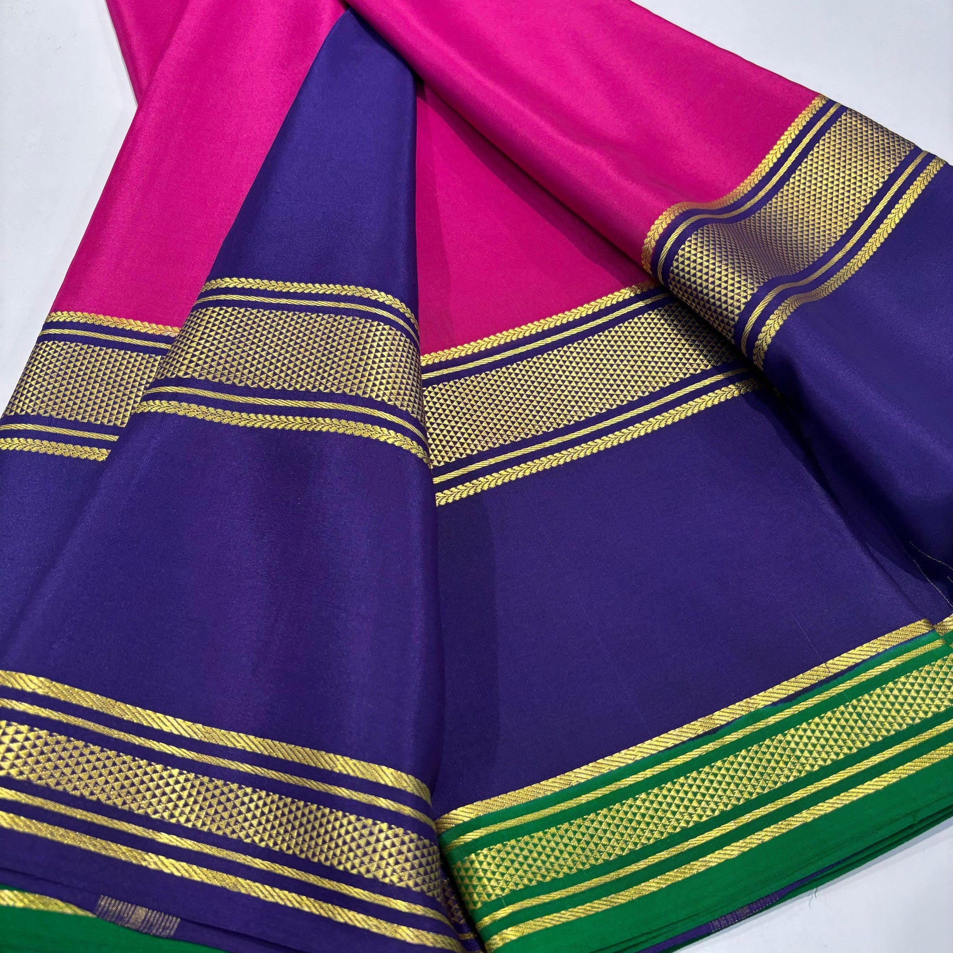 3D Mysore Silk Saree