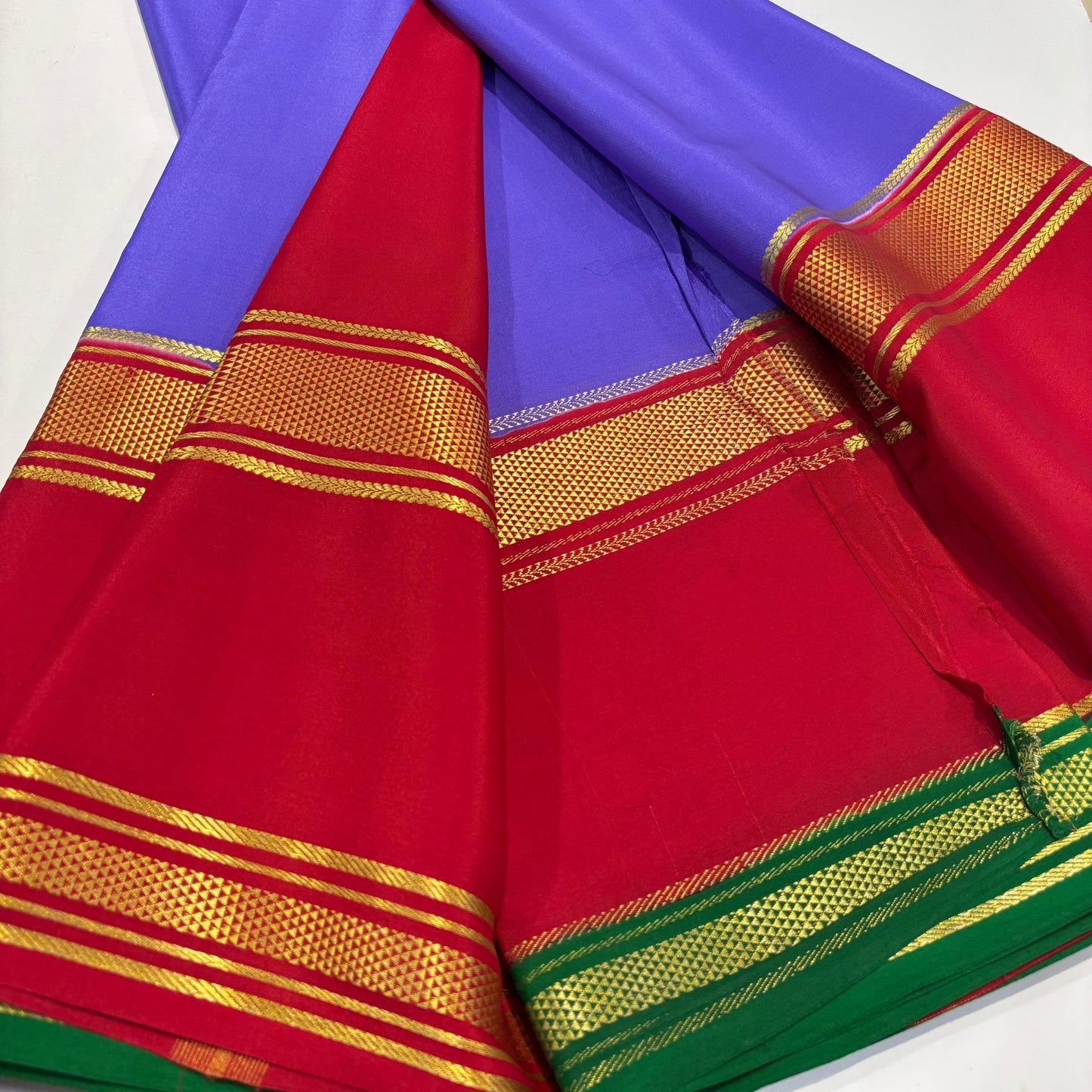 3D Mysore Silk Saree