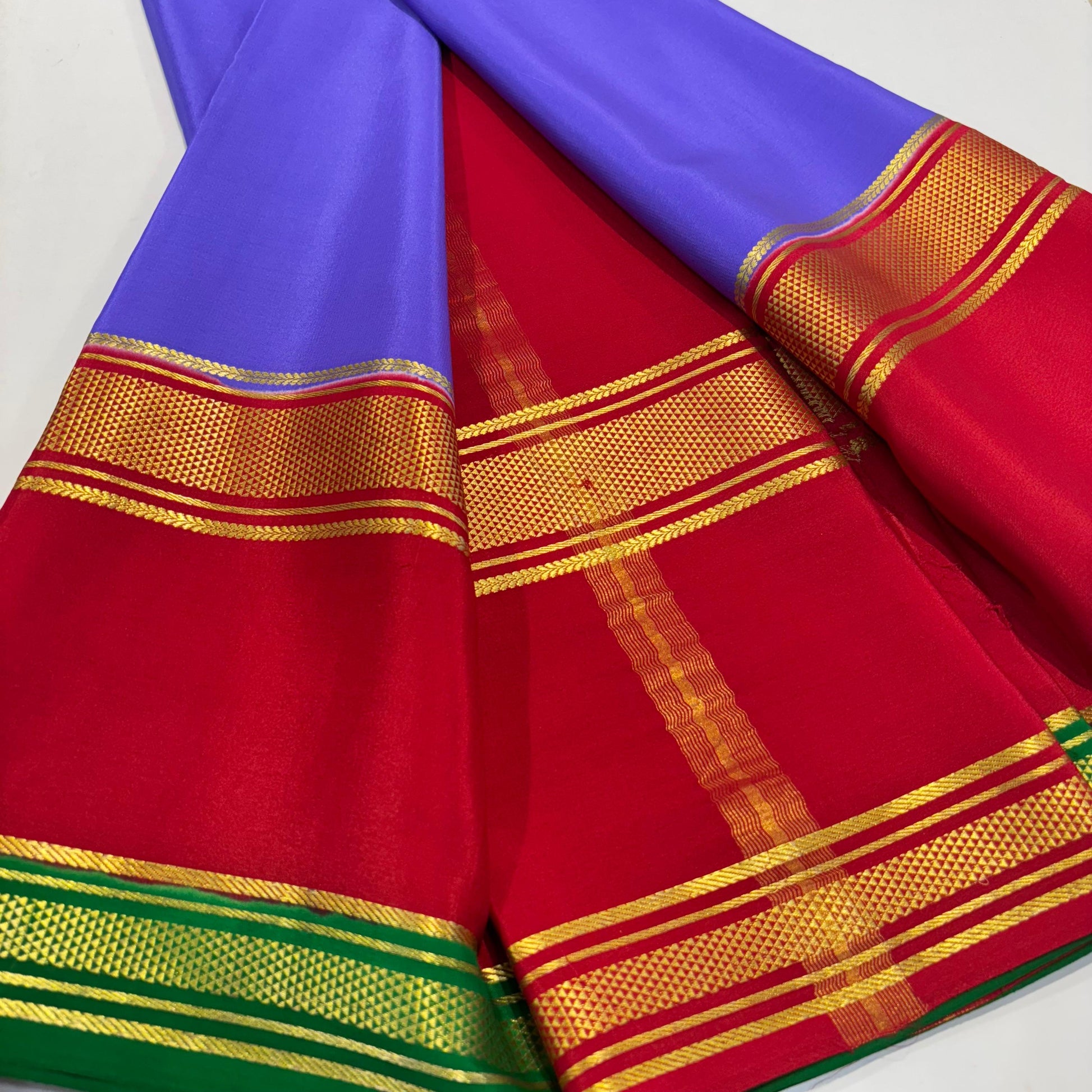 3D Mysore Silk Saree