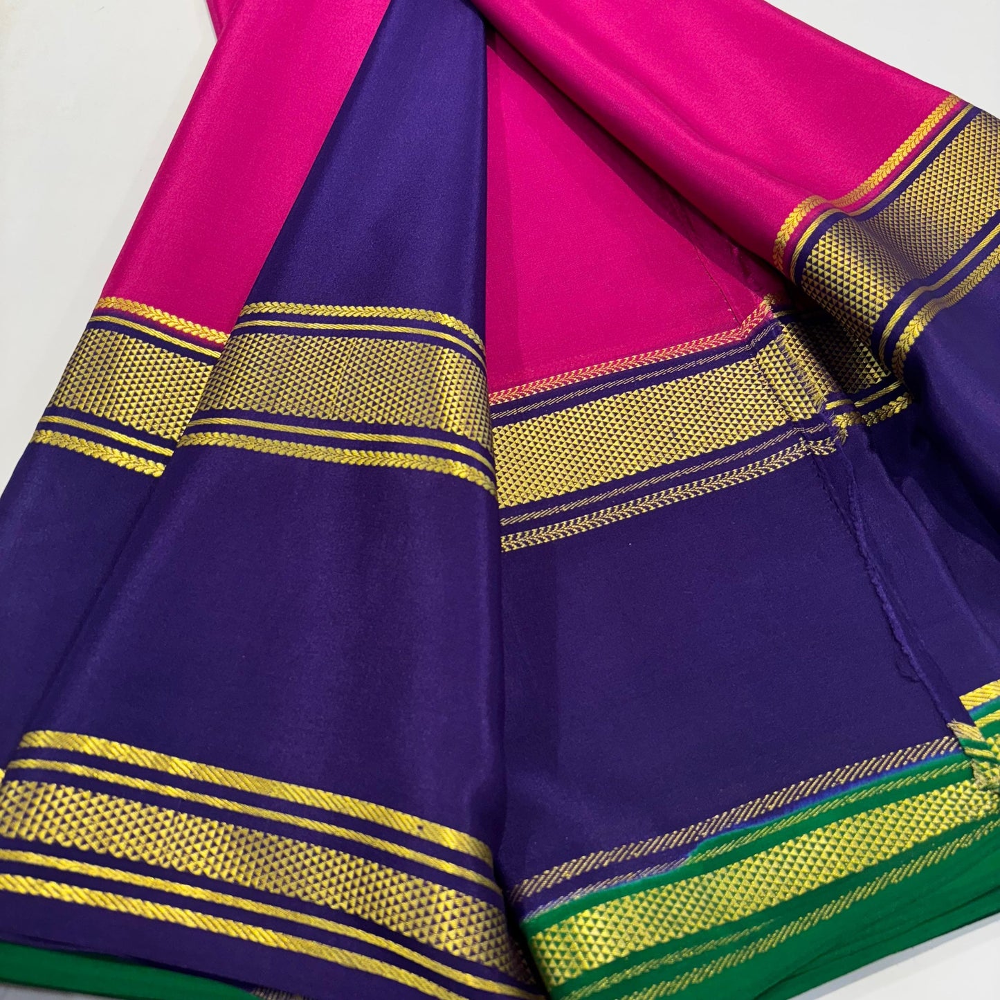 3D Mysore Silk Saree