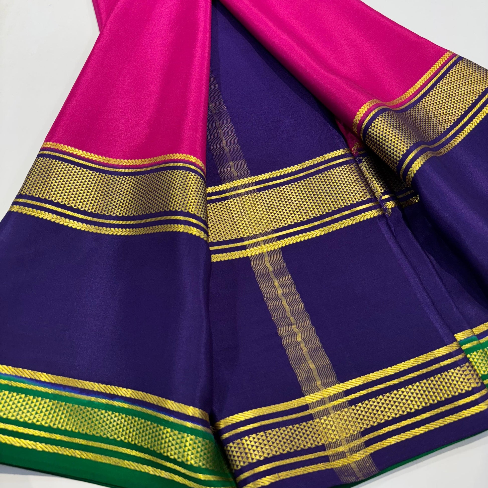 3D Mysore Silk Saree