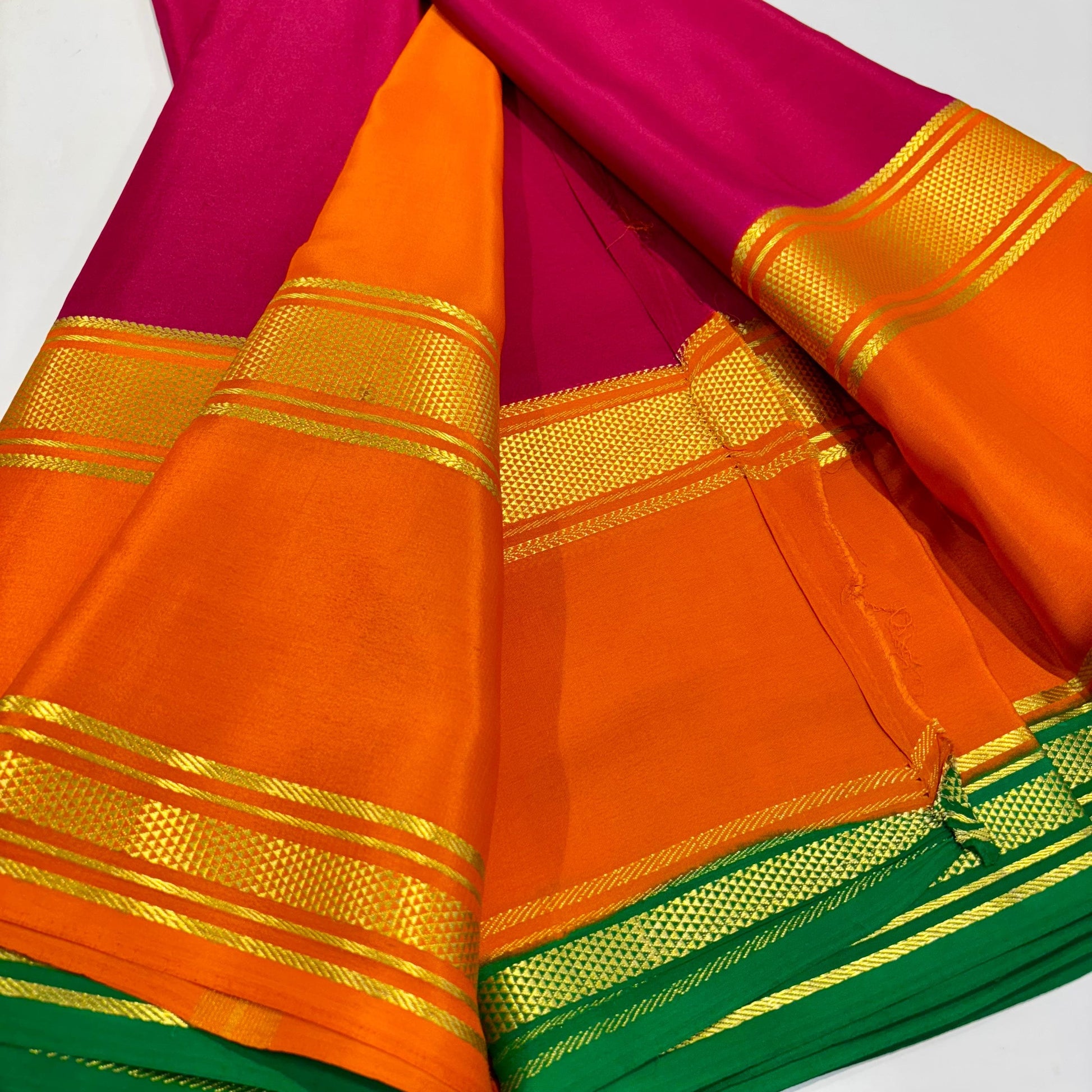 3D Mysore Silk Saree