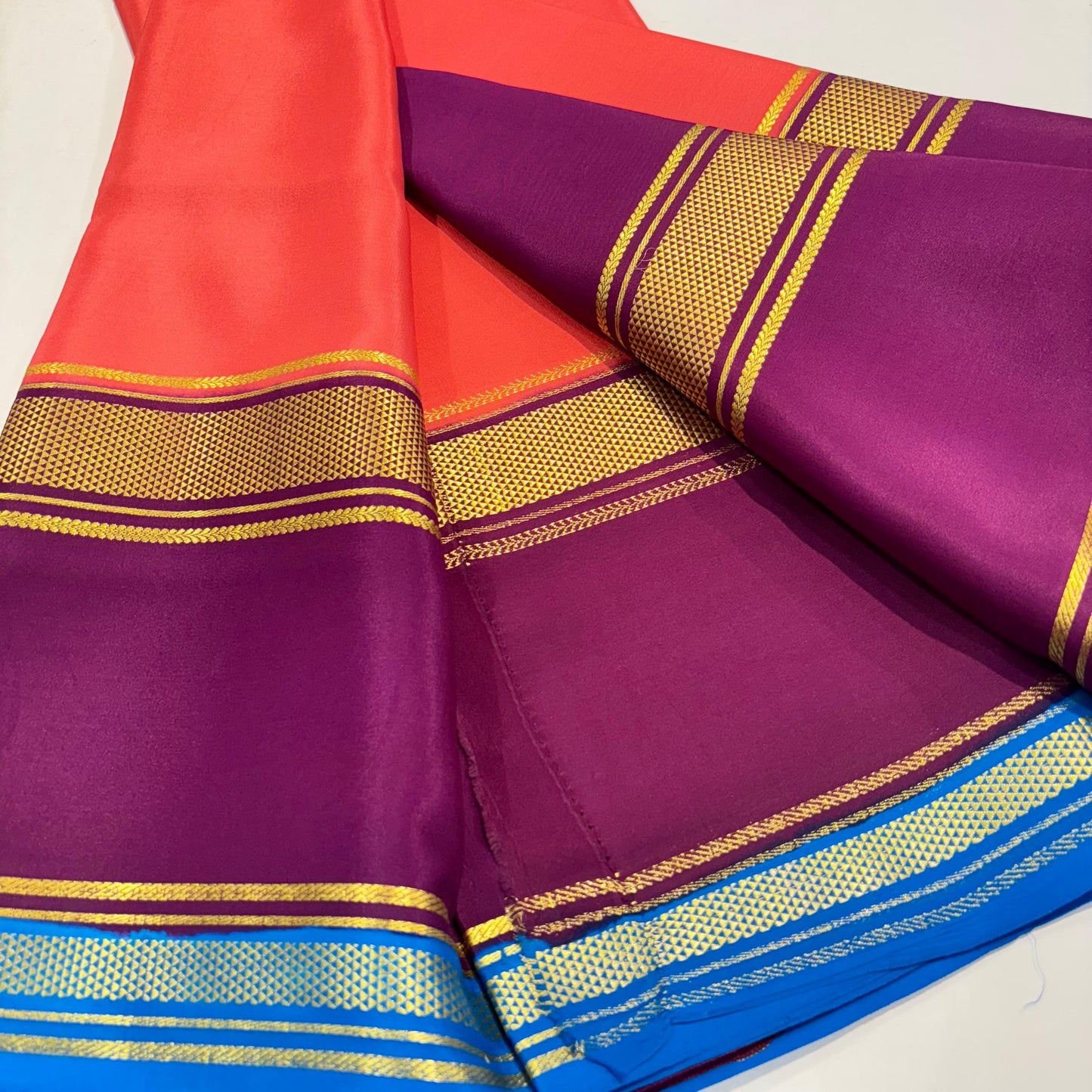 3D Mysore Silk Saree