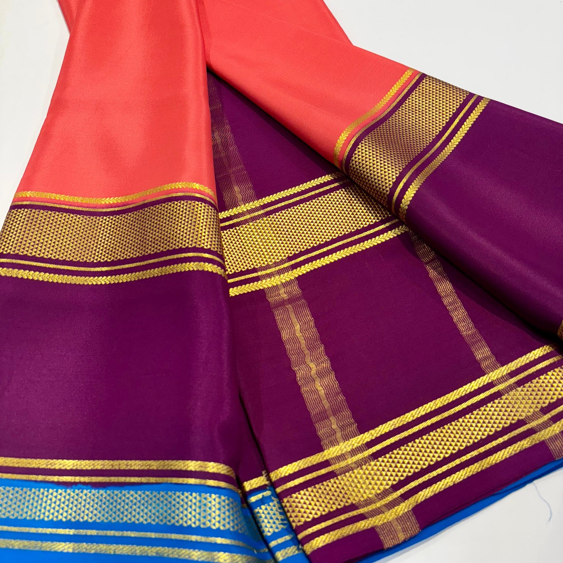 3D Mysore Silk Saree