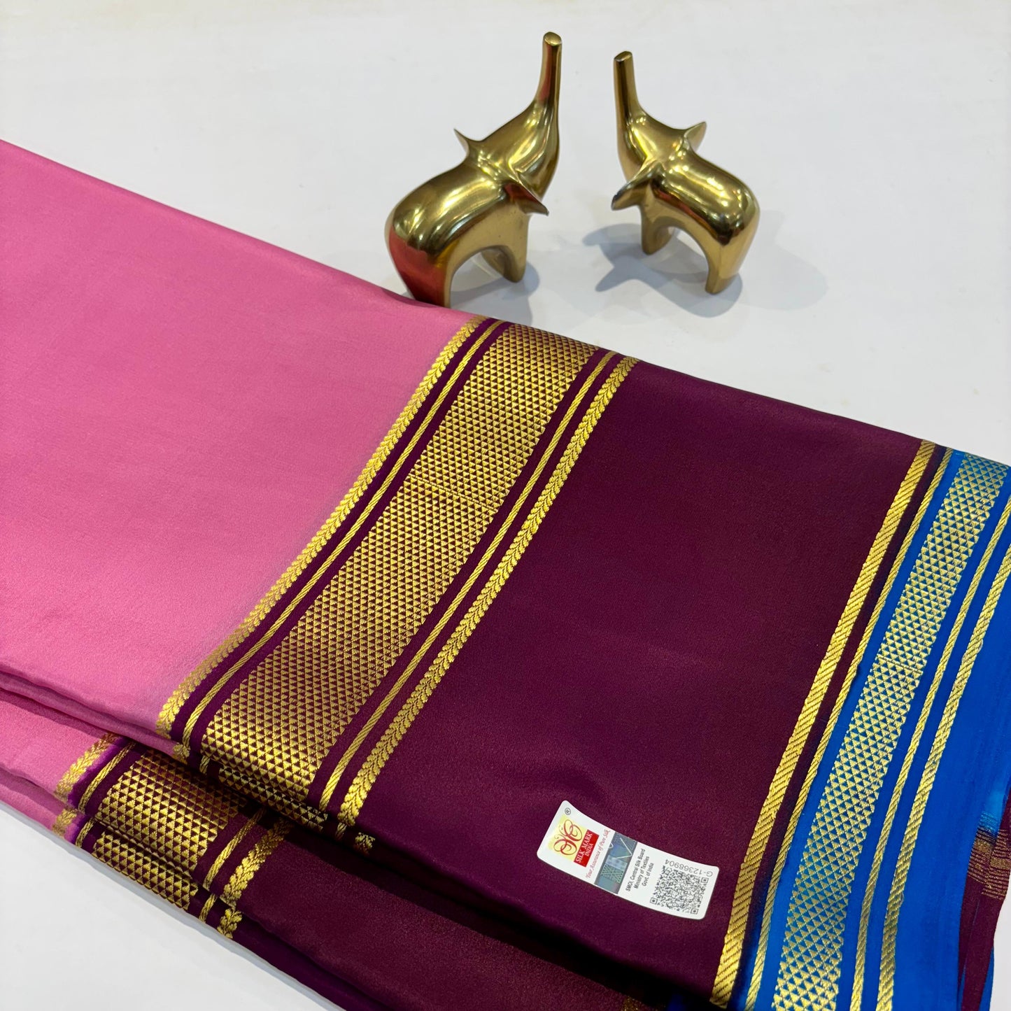 3D Mysore Silk Saree