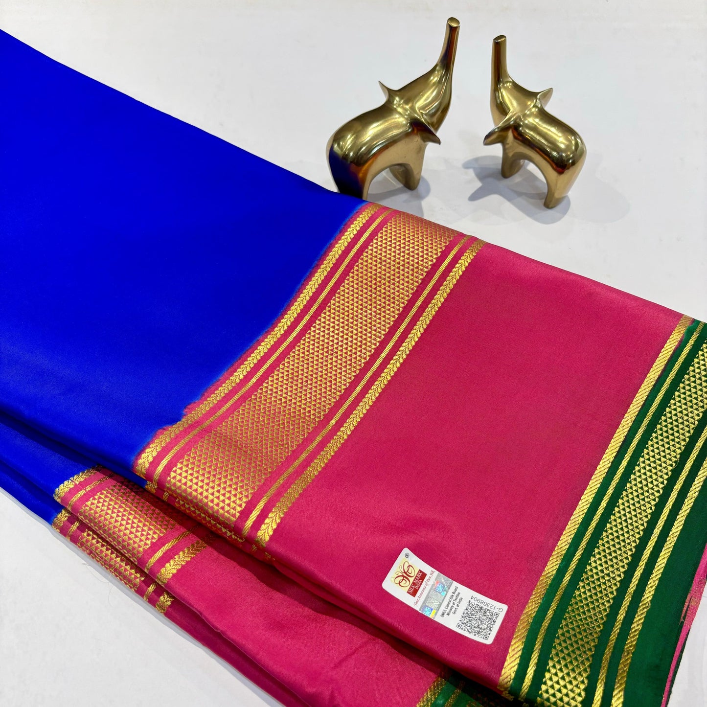 3D Mysore Silk Saree