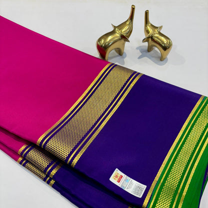 3D Mysore Silk Saree