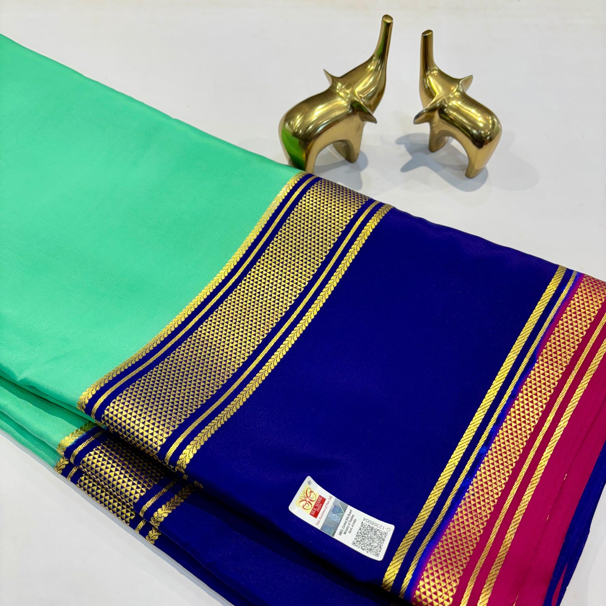 3D Mysore Silk Saree