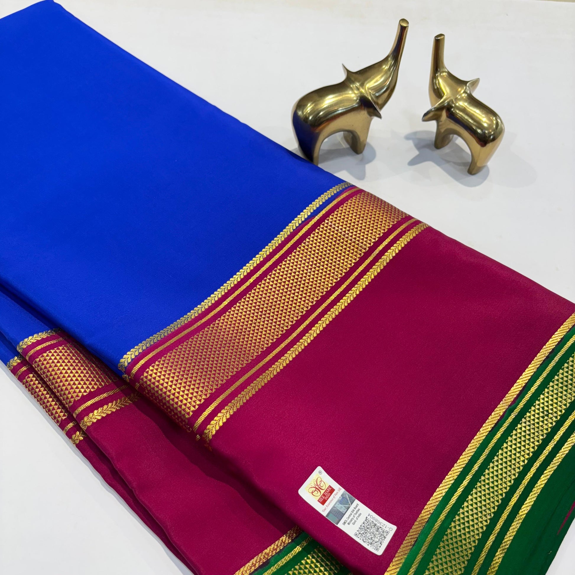 3D Mysore Silk Saree