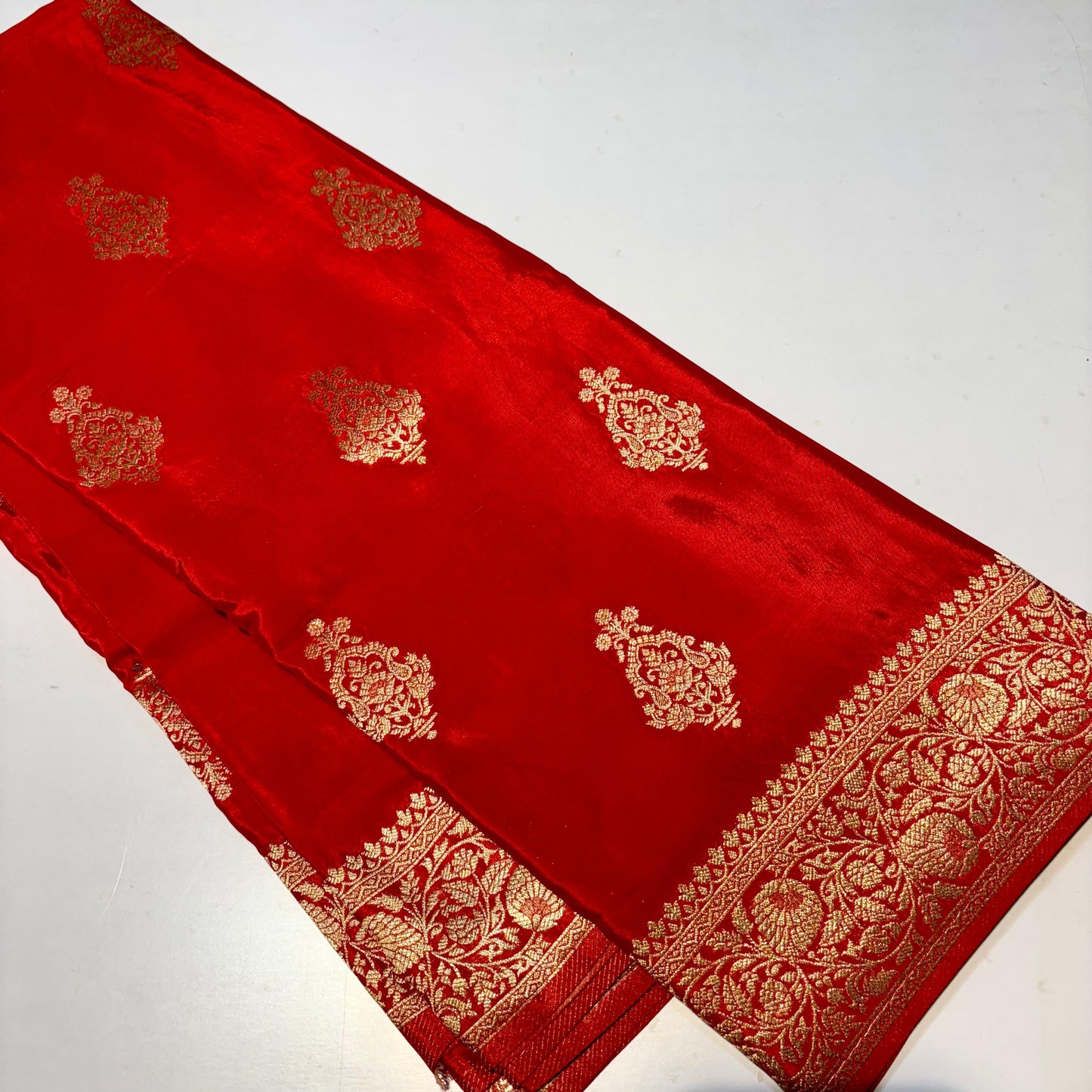 Designer Crepe Banaras Saree