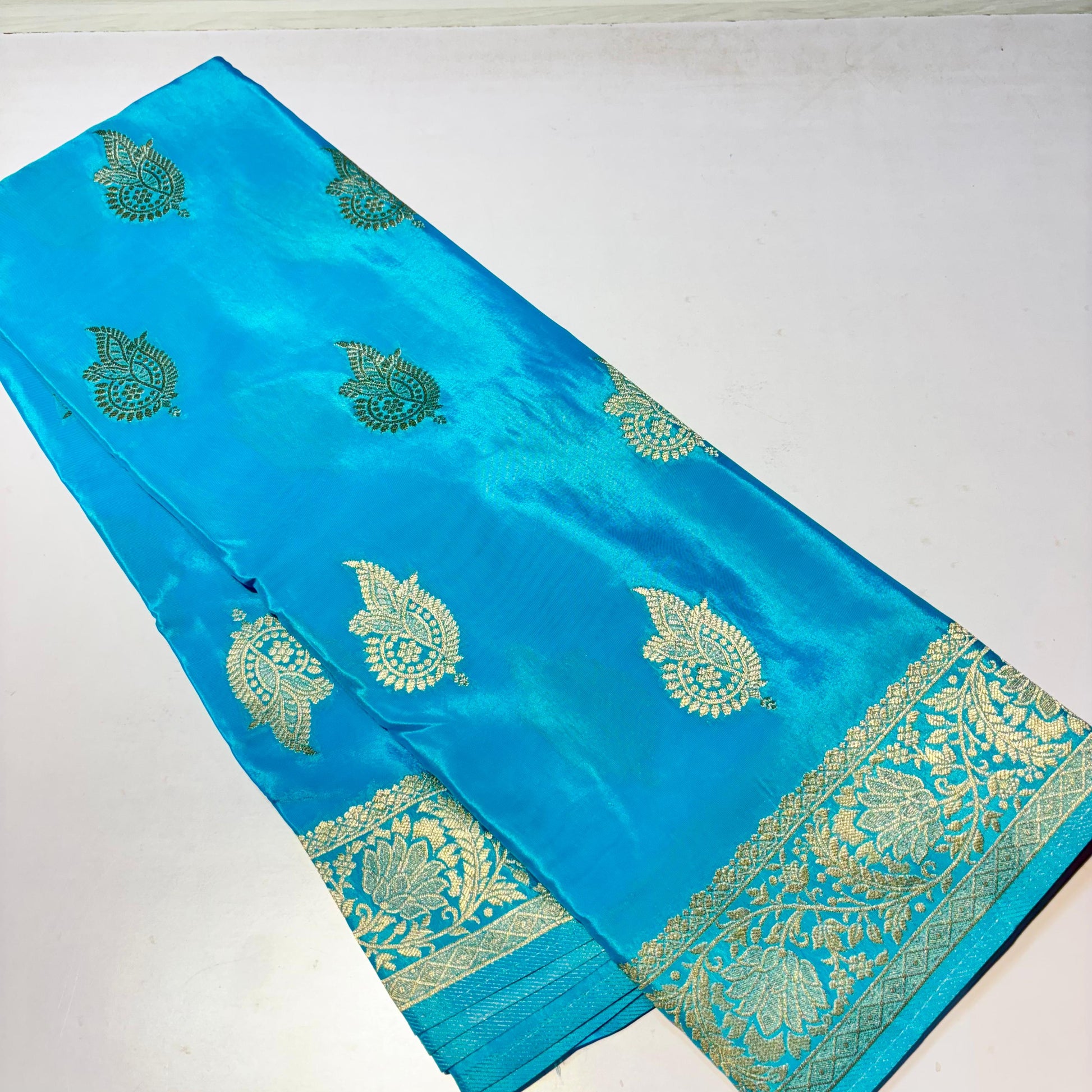 Designer Crepe Banaras Saree