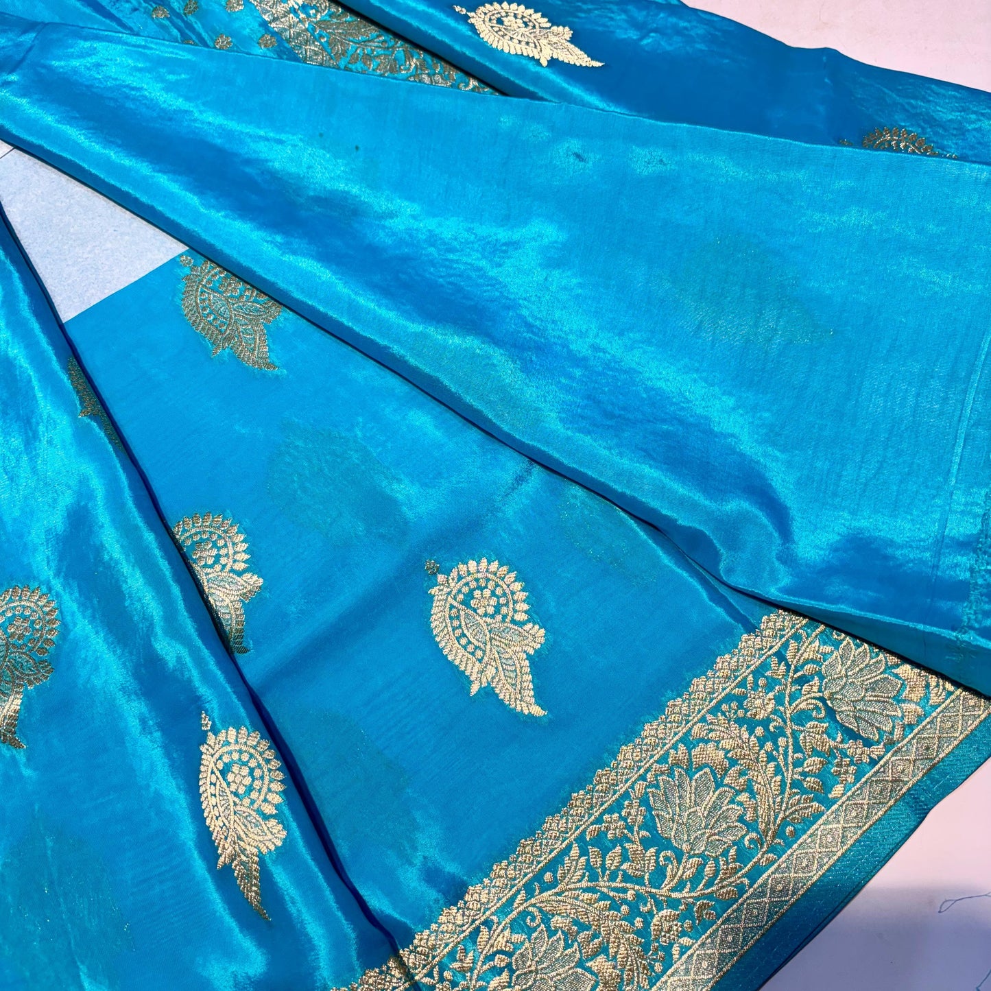 Designer Crepe Banaras Saree