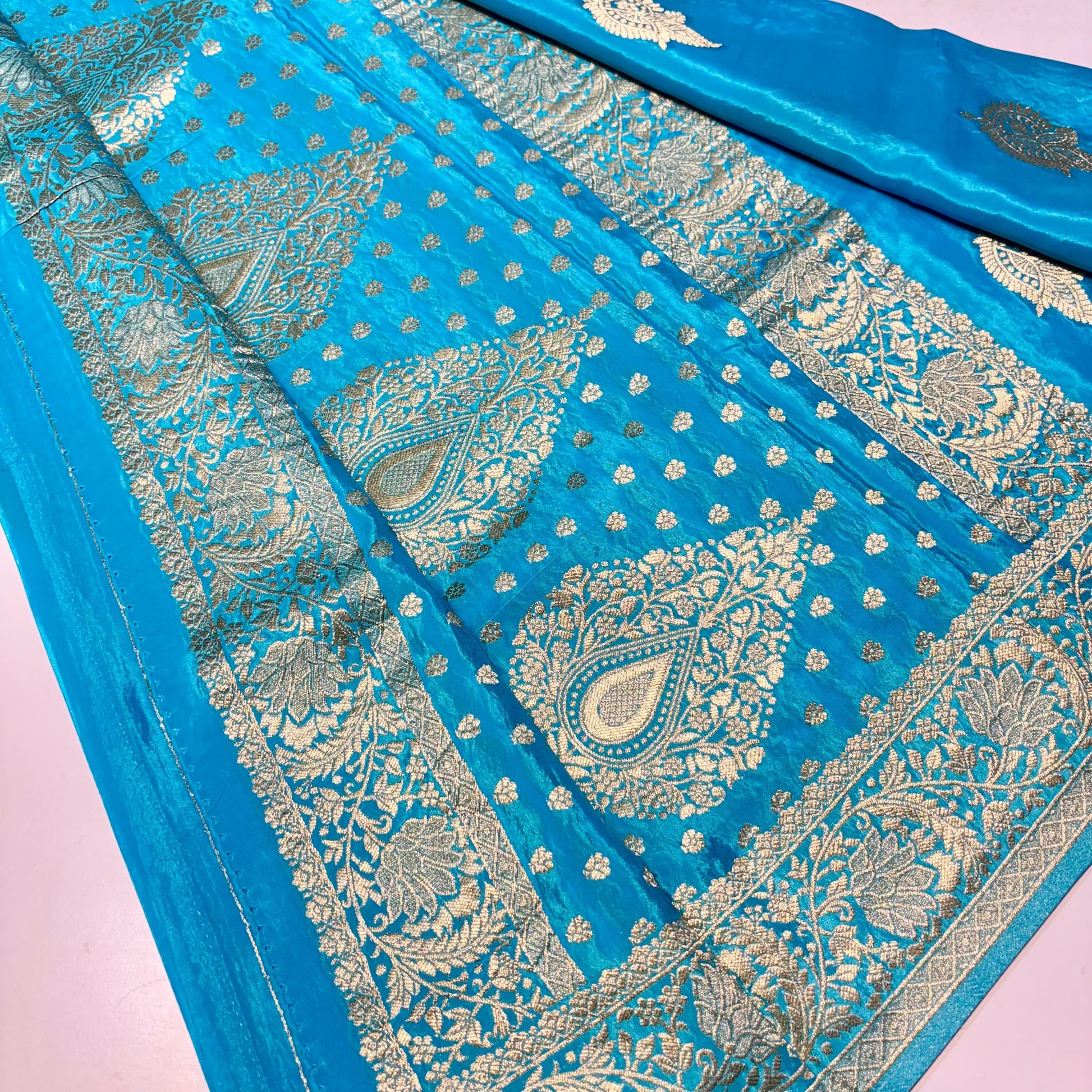 Designer Crepe Banaras Saree