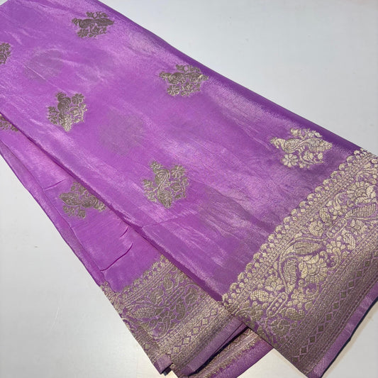 Designer Crepe Banaras Saree