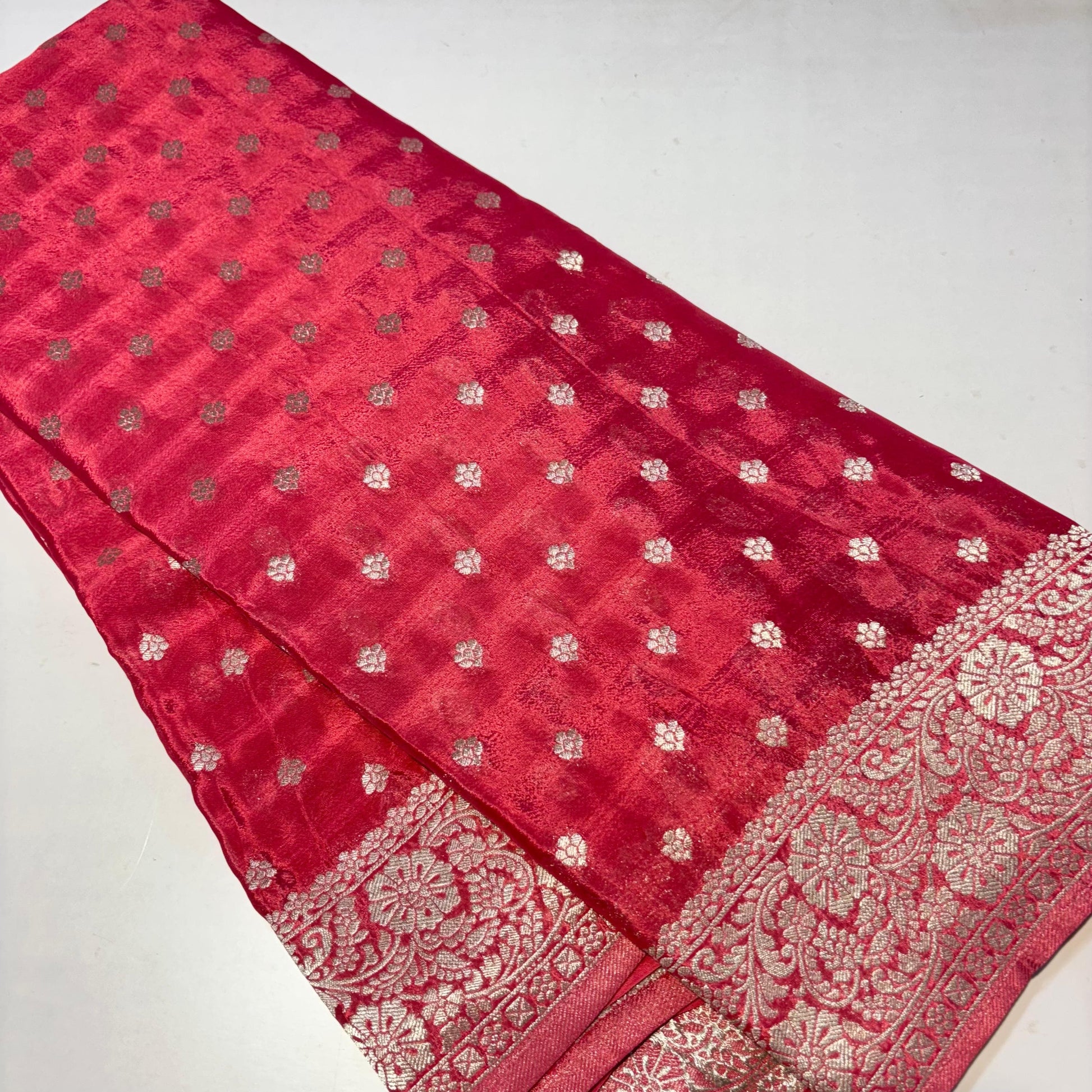 Designer Crepe Banaras Saree