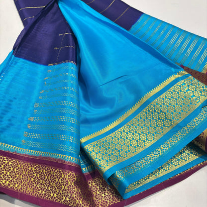 3D Mysore Silk Saree