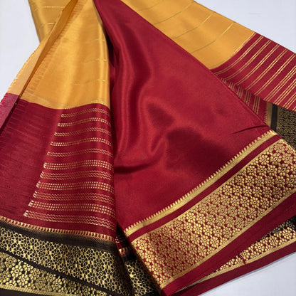 3D Mysore Silk Saree