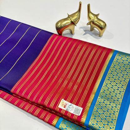 3D Mysore Silk Saree