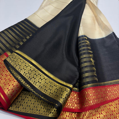 3D Mysore Silk Saree