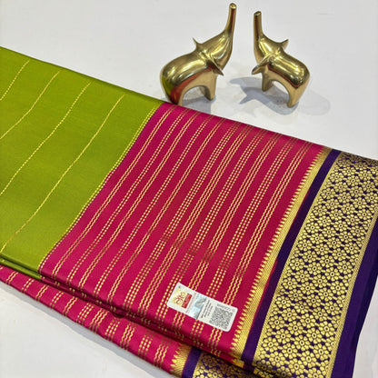 3D Mysore Silk Saree