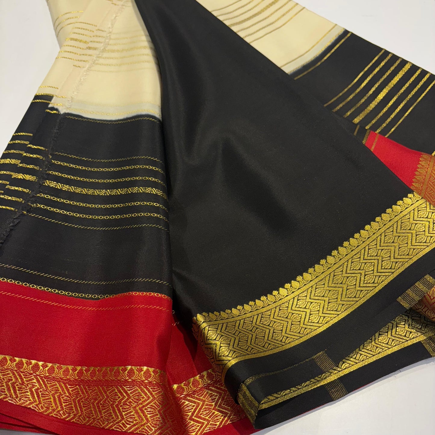 3D Mysore Silk Saree