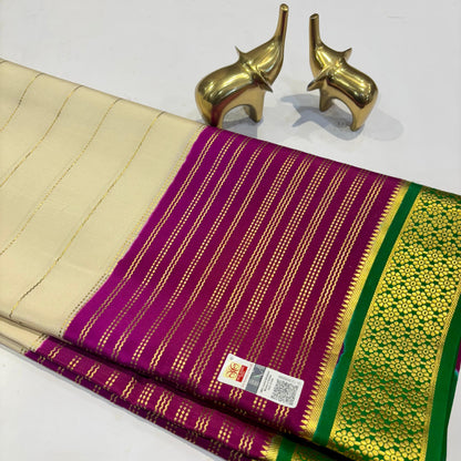 3D Mysore Silk Saree