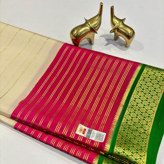 3D Mysore Silk Saree