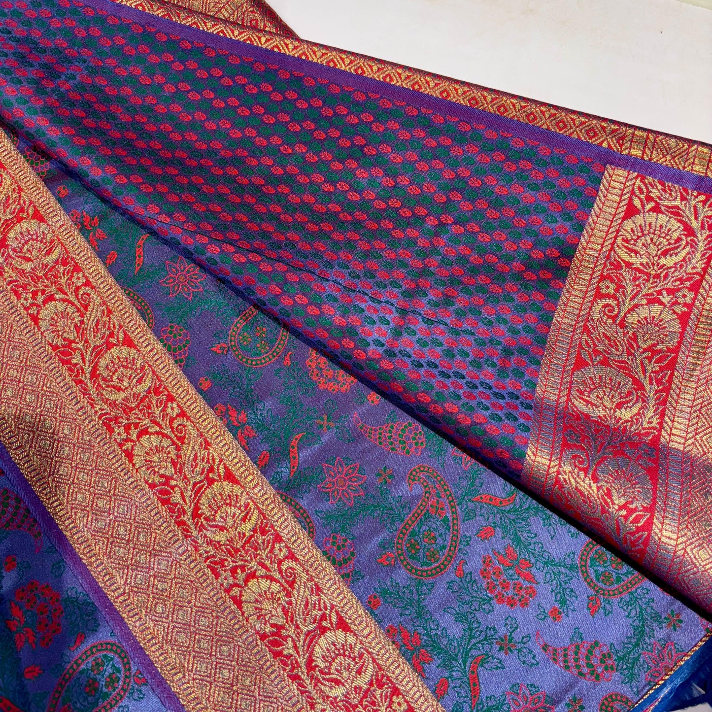 Soft Silk Kanchi Brocade Saree