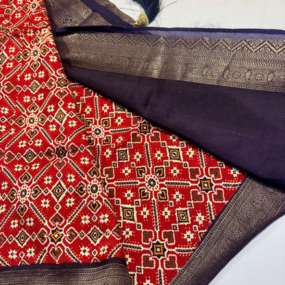 Patola Saree with Palki Border