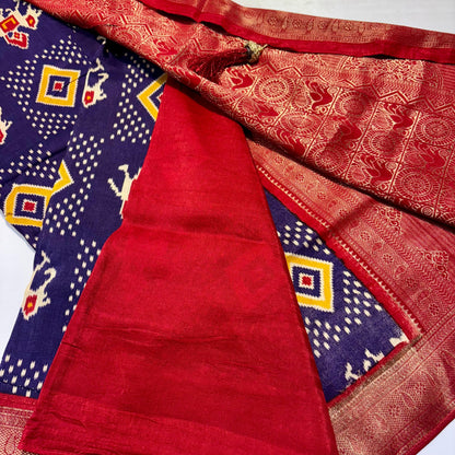 Patola Saree with Palki Border