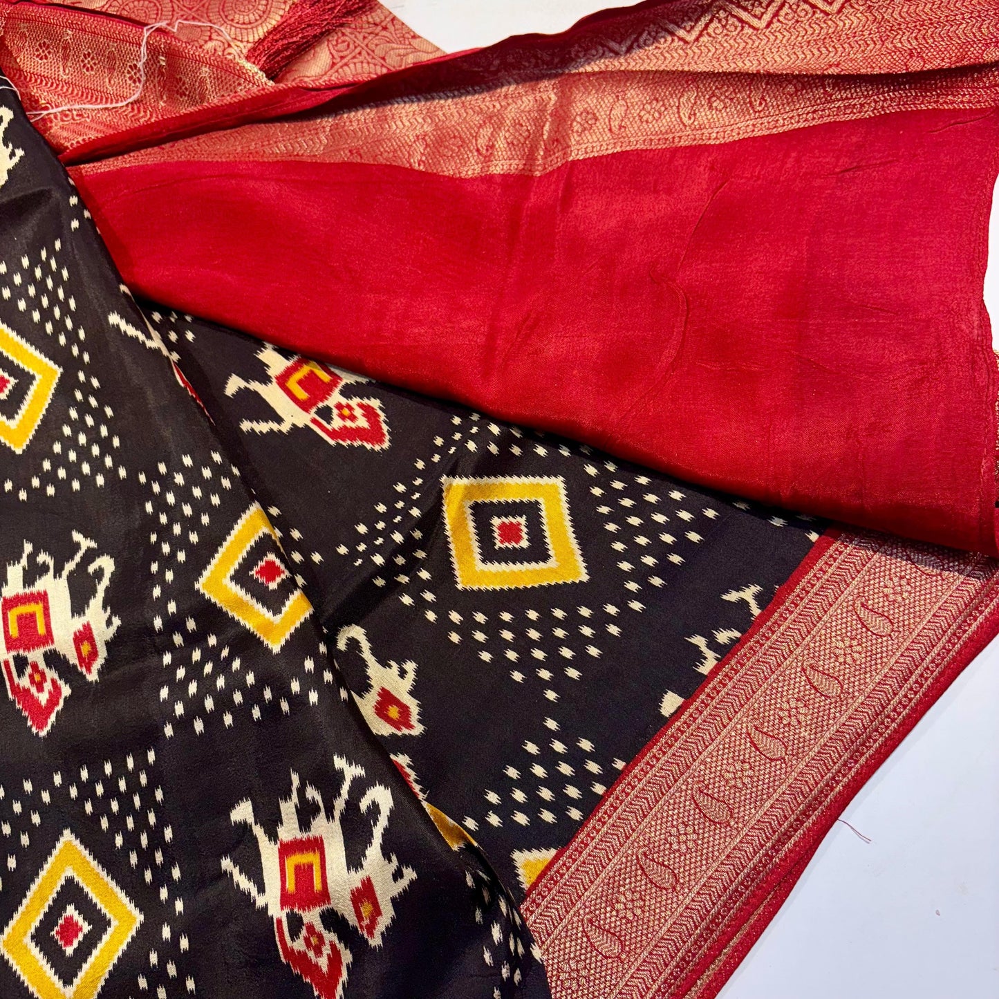 Patola Saree with Palki Border