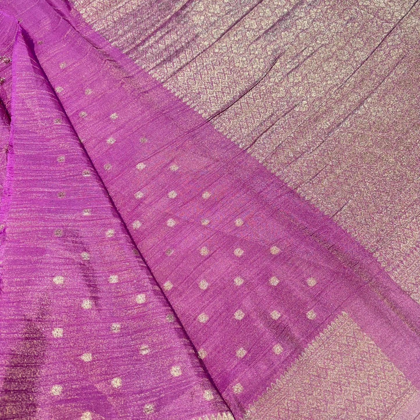 Banarasi Zari Crepe Saree