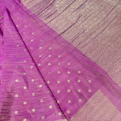 Banarasi Zari Crepe Saree