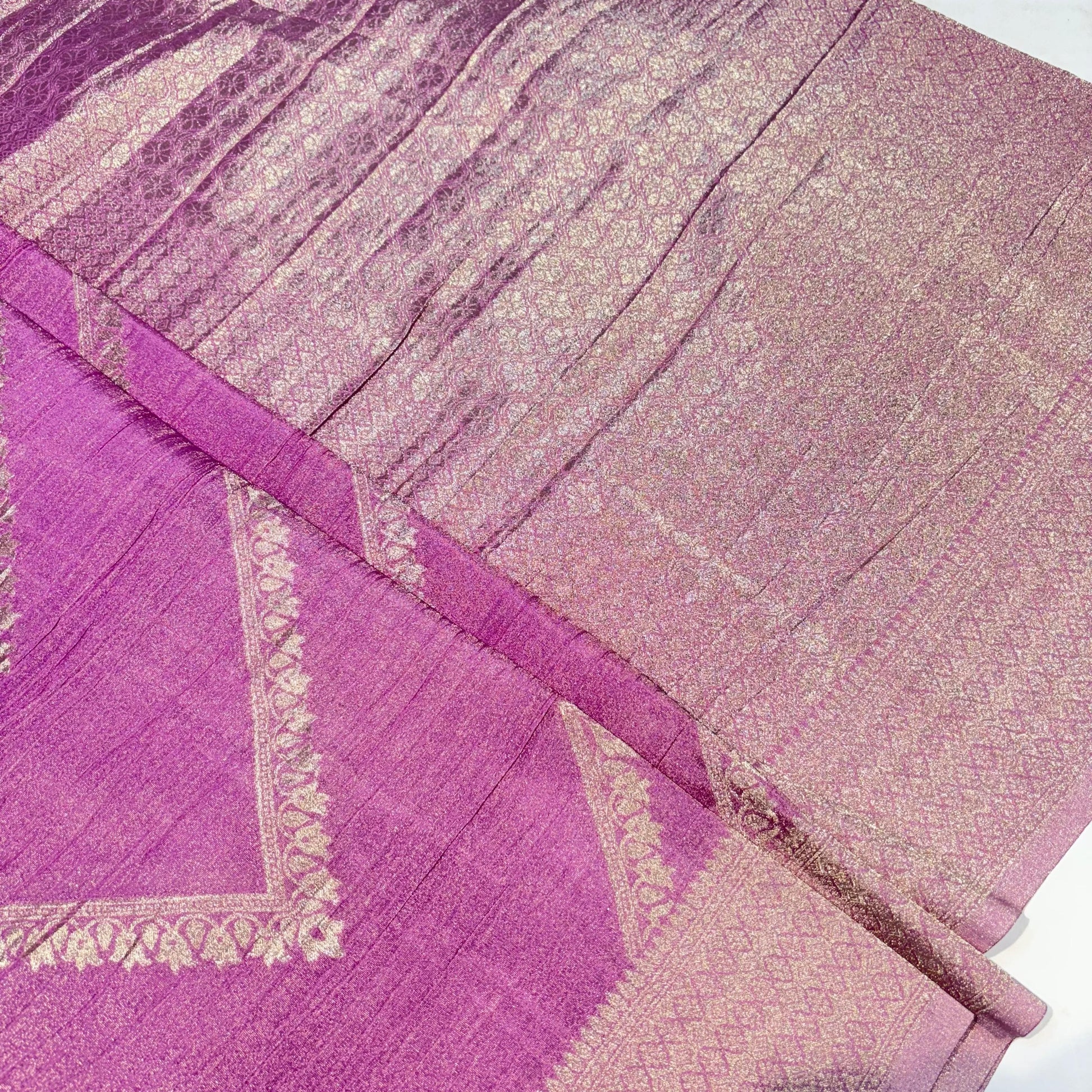 Banarasi Zari Crepe Saree