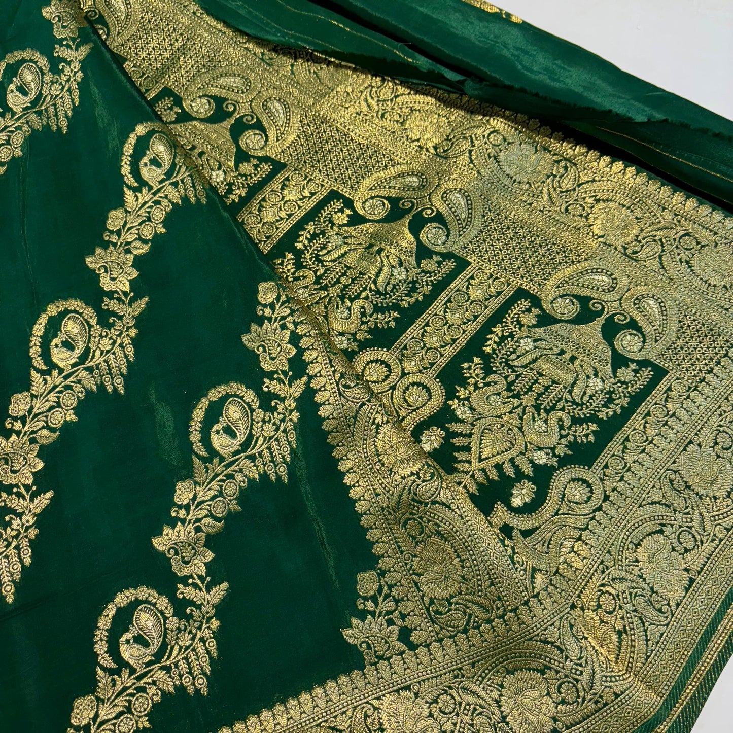 Banarasi Satin Crepe Saree