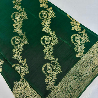 Banarasi Satin Crepe Saree