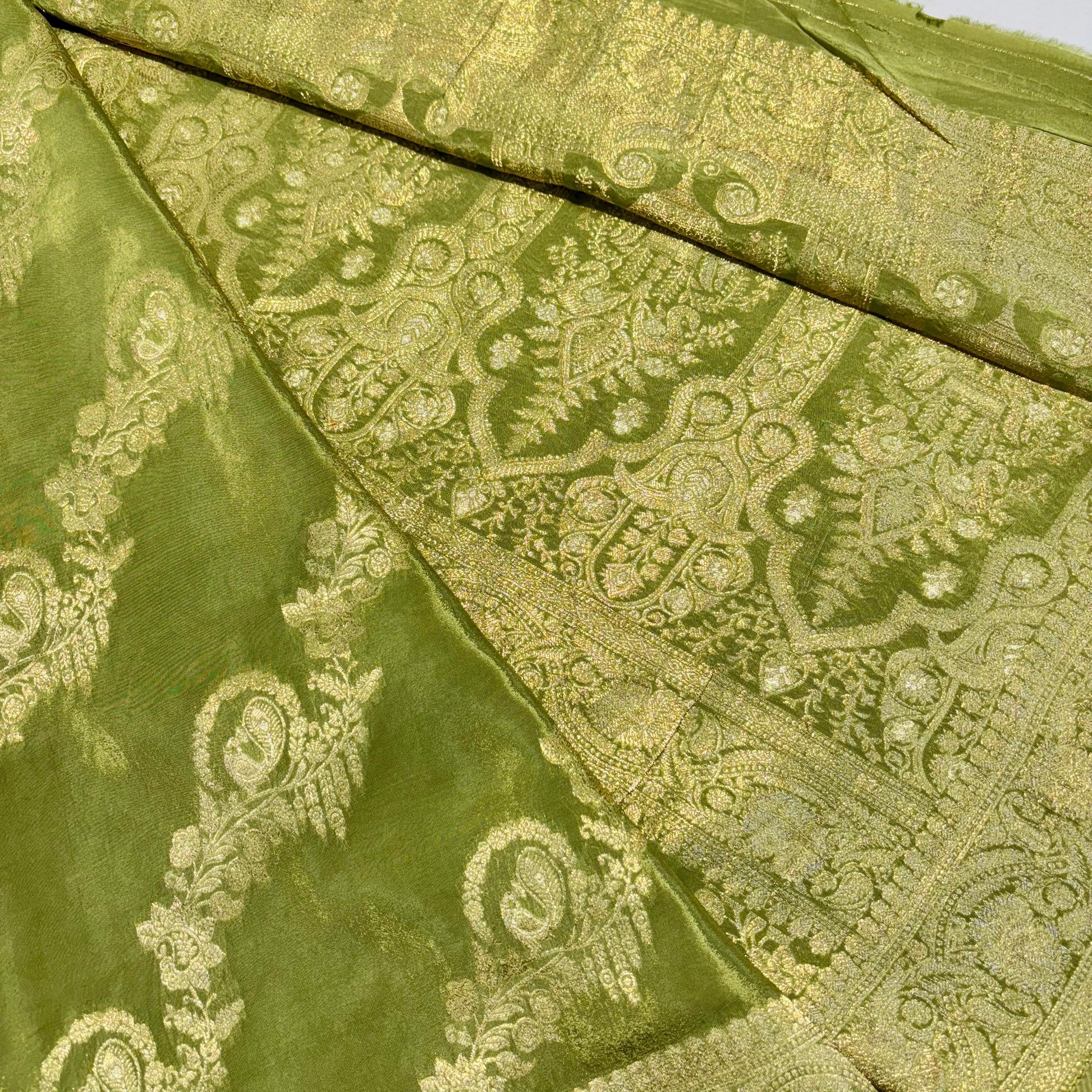 Banarasi Satin Crepe Saree