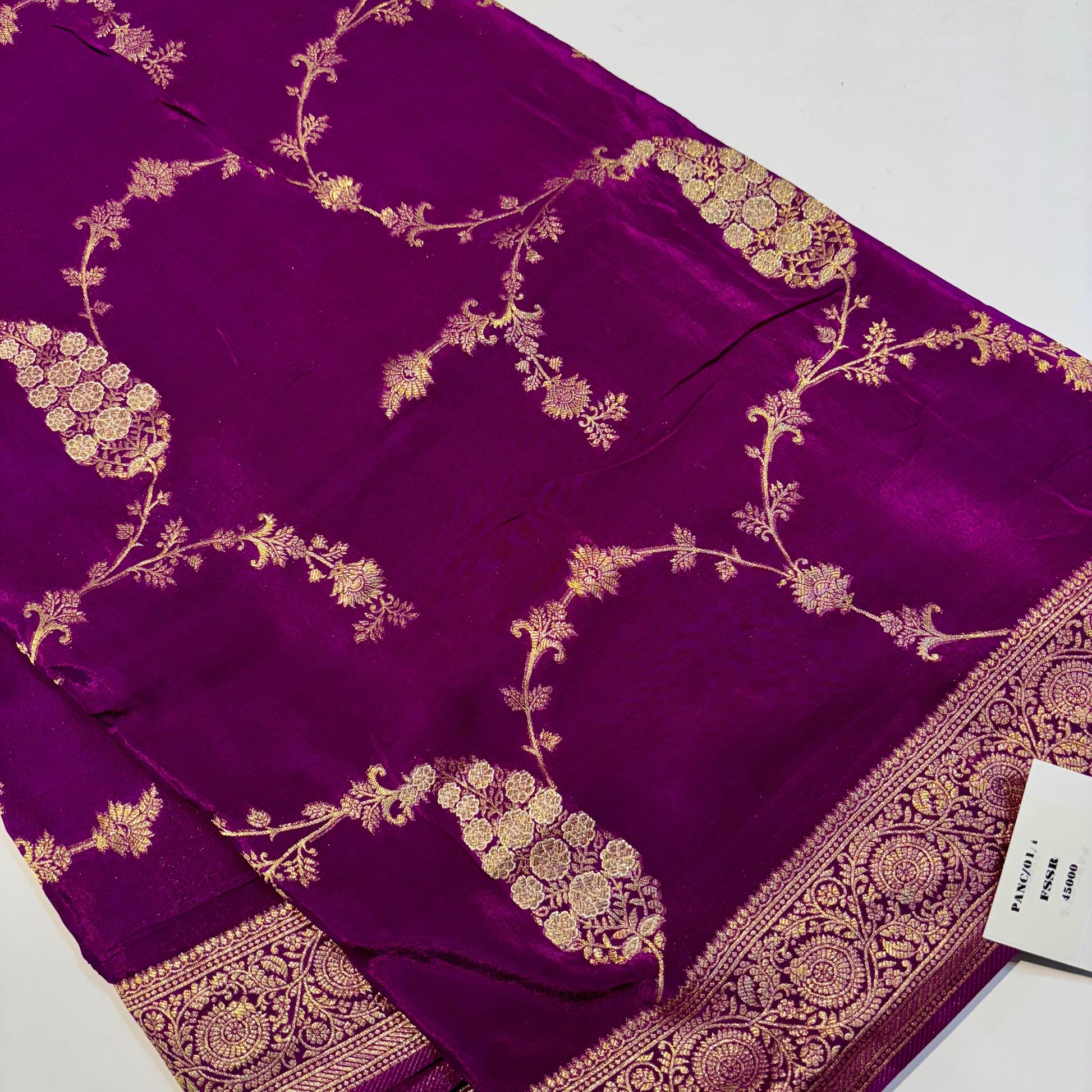 Banarasi Satin Crepe Saree