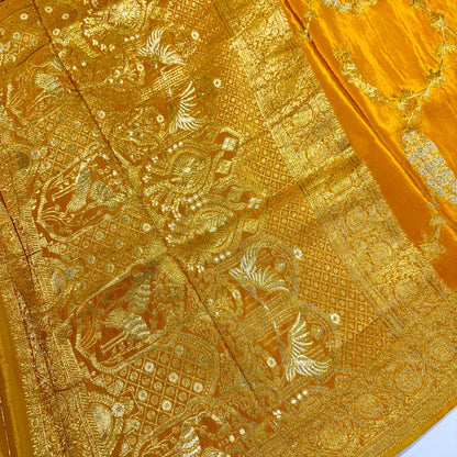 Banarasi Satin Crepe Saree